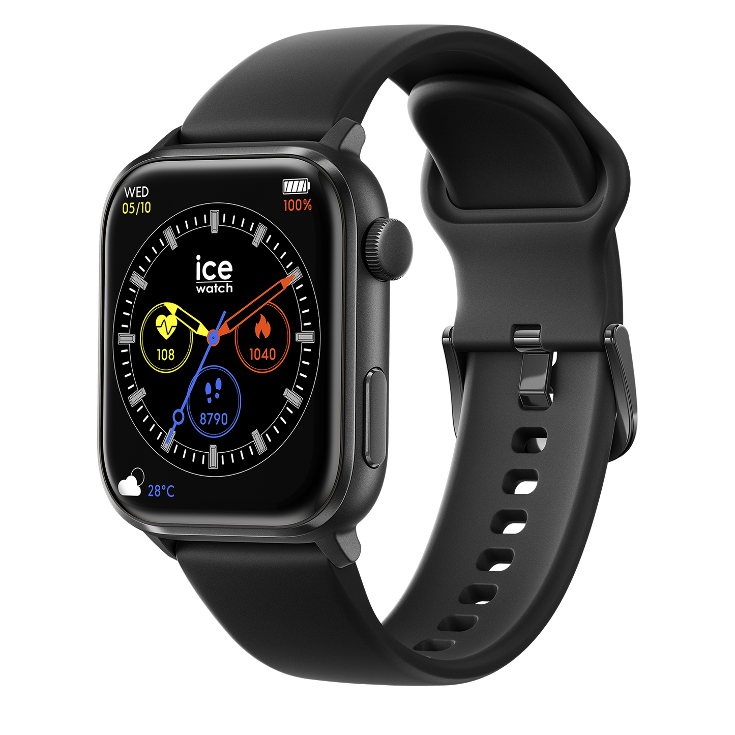 Ice Smart 2.0 - Black - Rectangular - 1.96