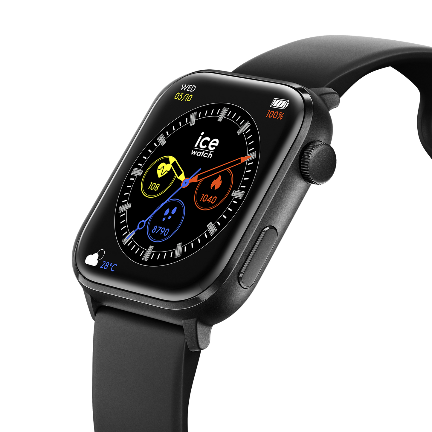 Ice Smart 2.0 - Black - Rectangular - 1.96