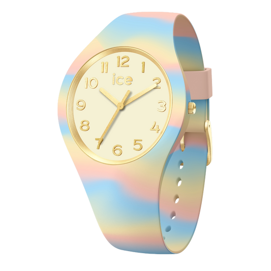 ICE TIE AND DYE - Pastel Blue