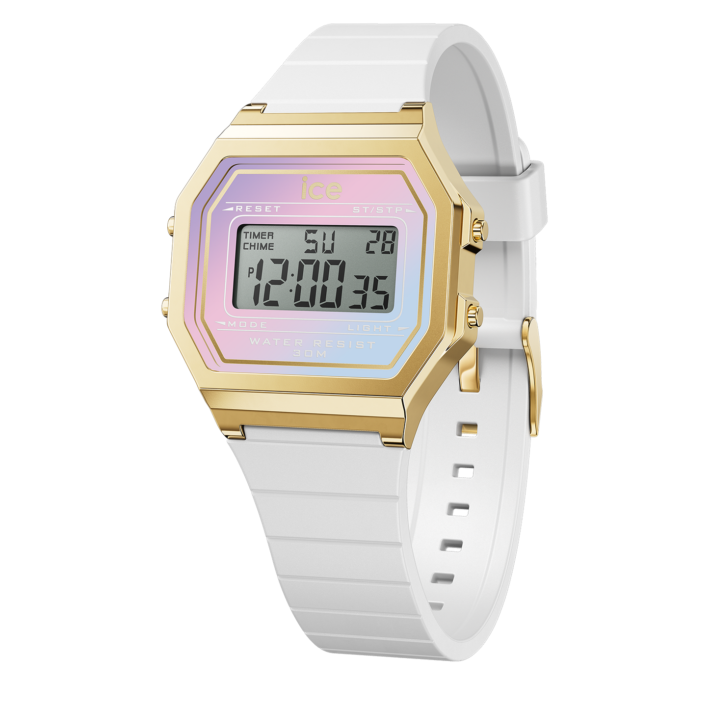 ICE DIGIT RETRO - White Delight