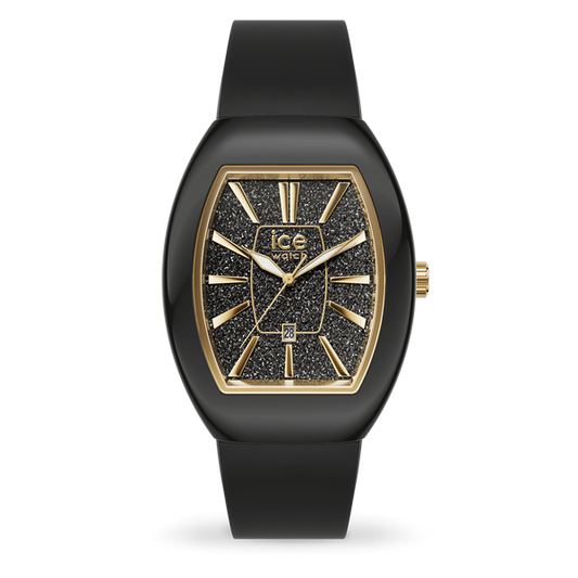 Ice Boliday - Dome - Black Glitter Gold - Small