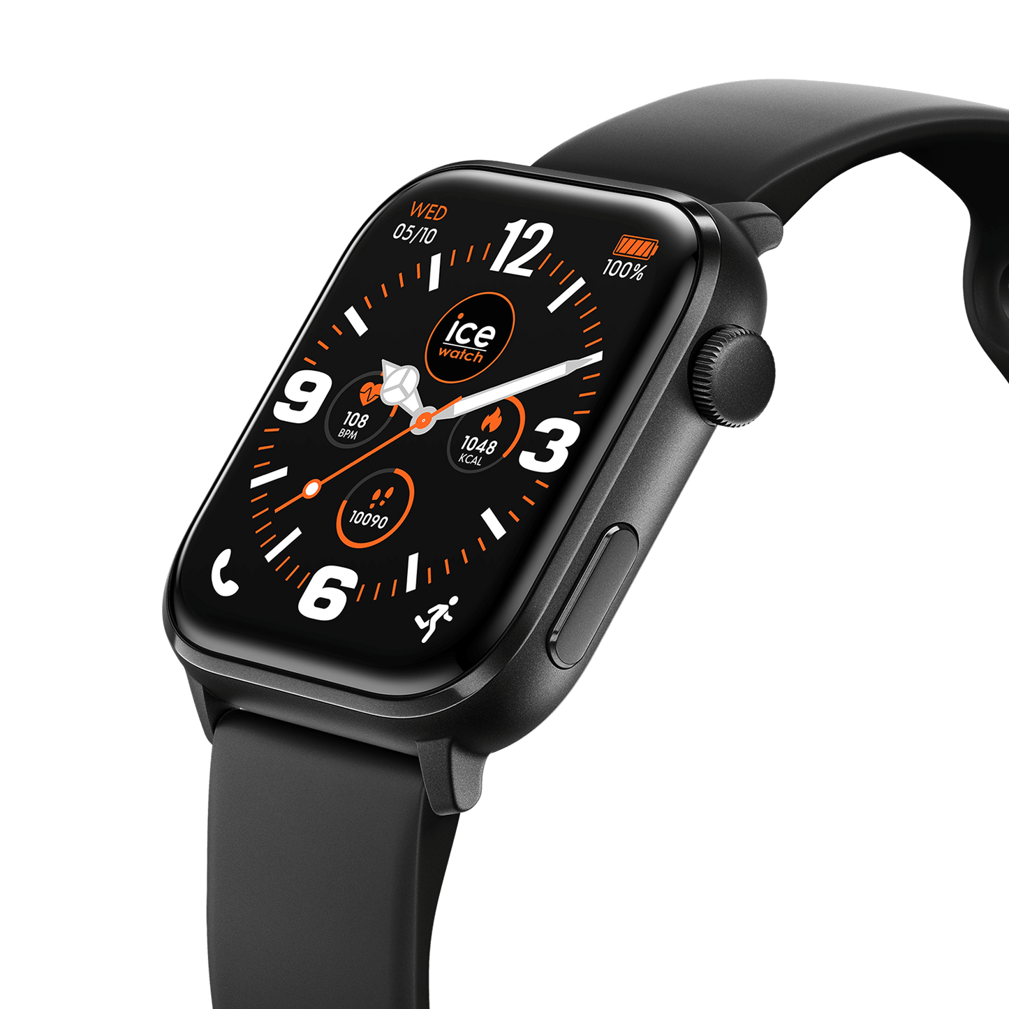 Ice Smart 3.0 - Black - Rectangular - 1.78 - GPS