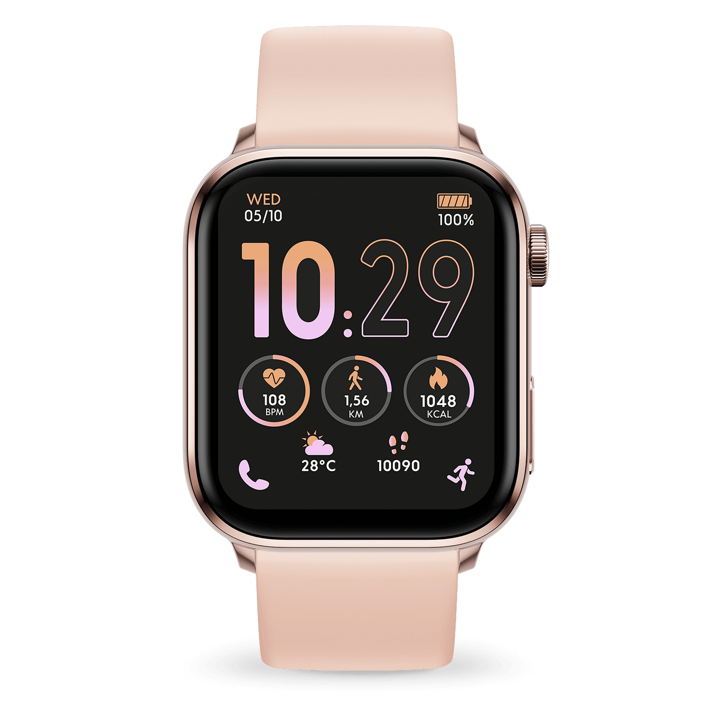 Ice Smart 3.0 - Rose Gold - Nude - Rectangular - 1.78 - GPS