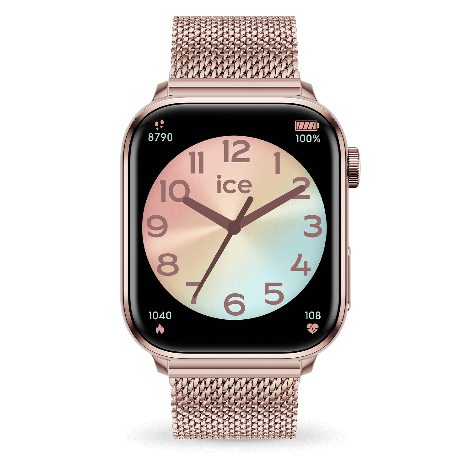 Wrist Watches Ice Watch Soldes Ice Smart Rose Gold Milanese