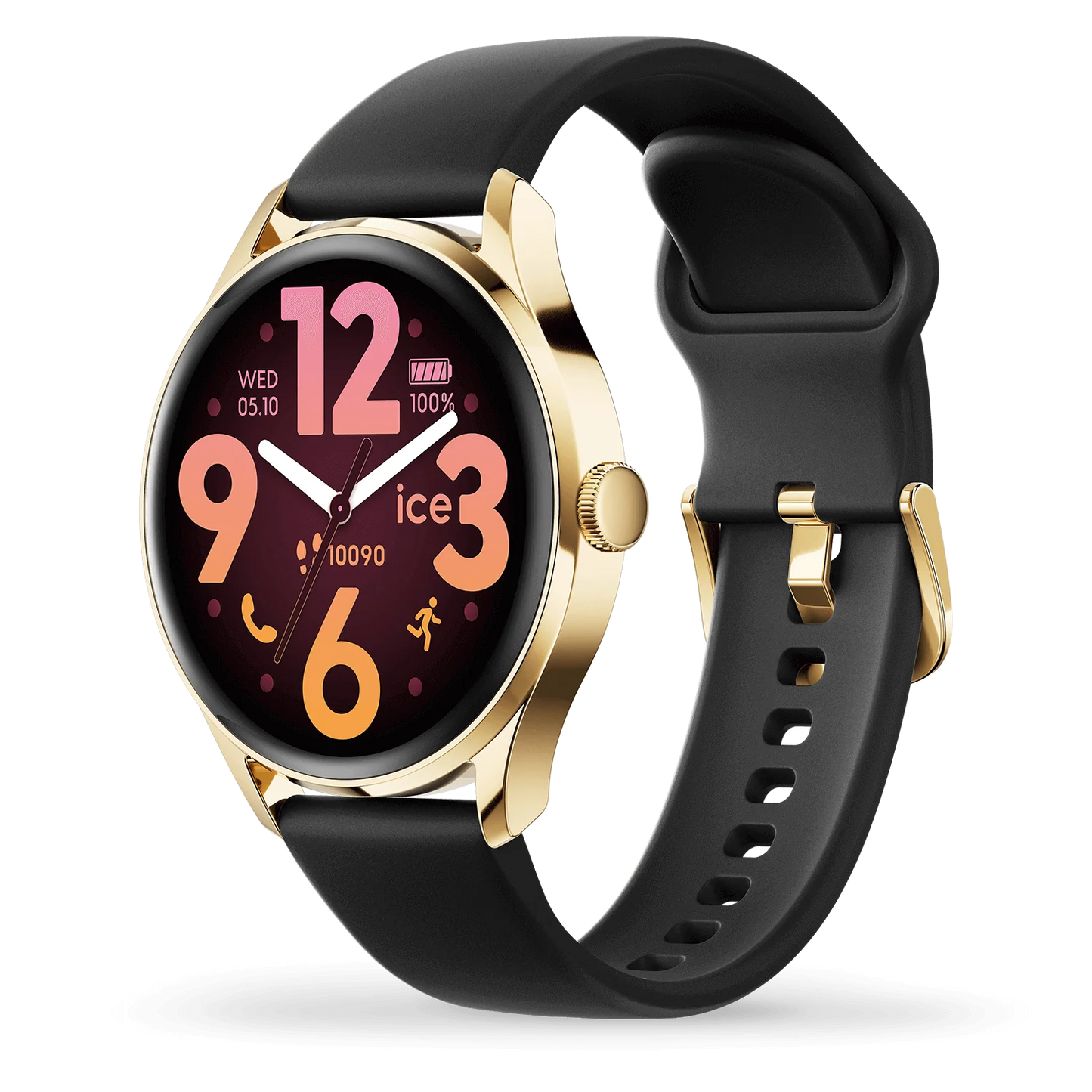 Ice Smart 3.0 - Gold - Black - Round - 1.2 - GPS