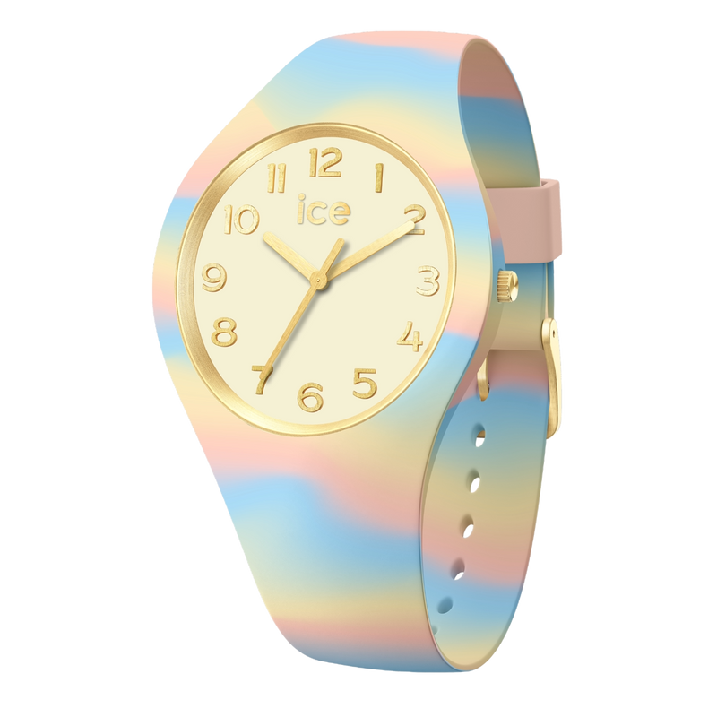 ICE TIE AND DYE Pastel Blue