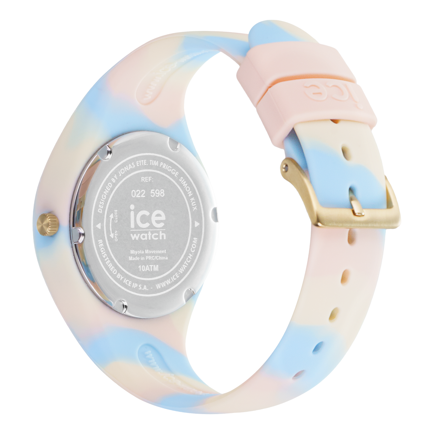 ICE TIE AND DYE - Pastel Blue