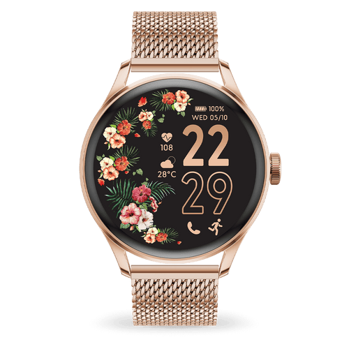 ICE SMART TWO - Rose Gold Milanese 1.2"