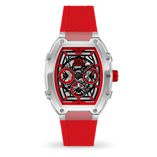 ICE BOLIDAY Clear Red Skel