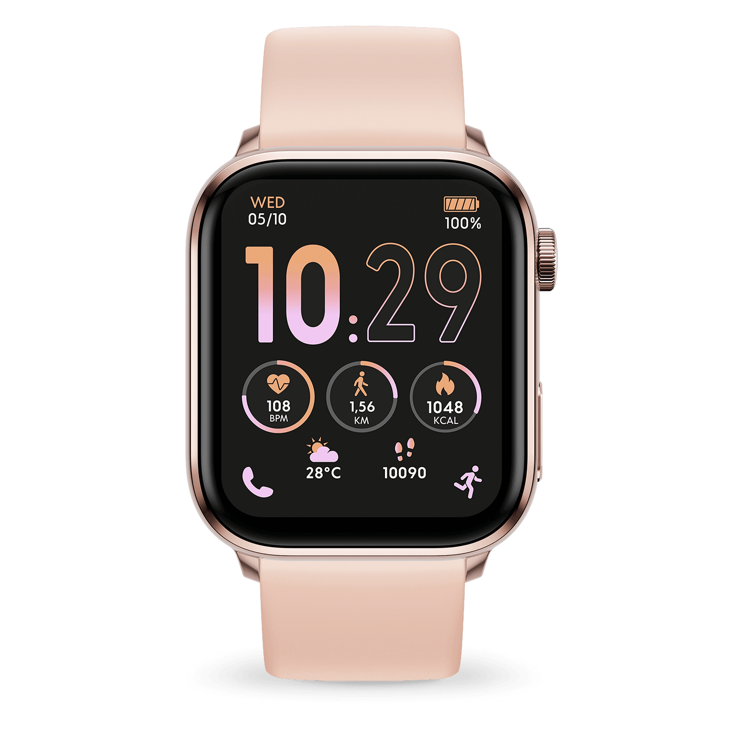 ICE SMART 3.0 - ROSE GOLD - NUDE - RECTANGULAR 1.78 AMOLED - GPS