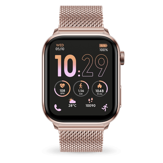 ICE SMART 3.0 - ROSE GOLD - MILANESE - RECTANGULAR 1.78 AMOLED - GPS