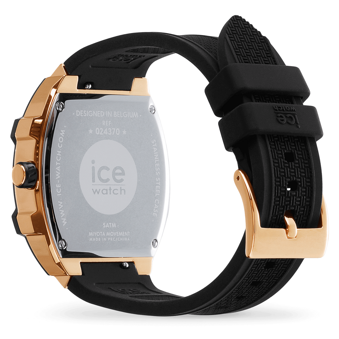 ICE BOLIDAY - BLACK ROSE-GOLD SKEL - STEEL - MEDIUM - MT