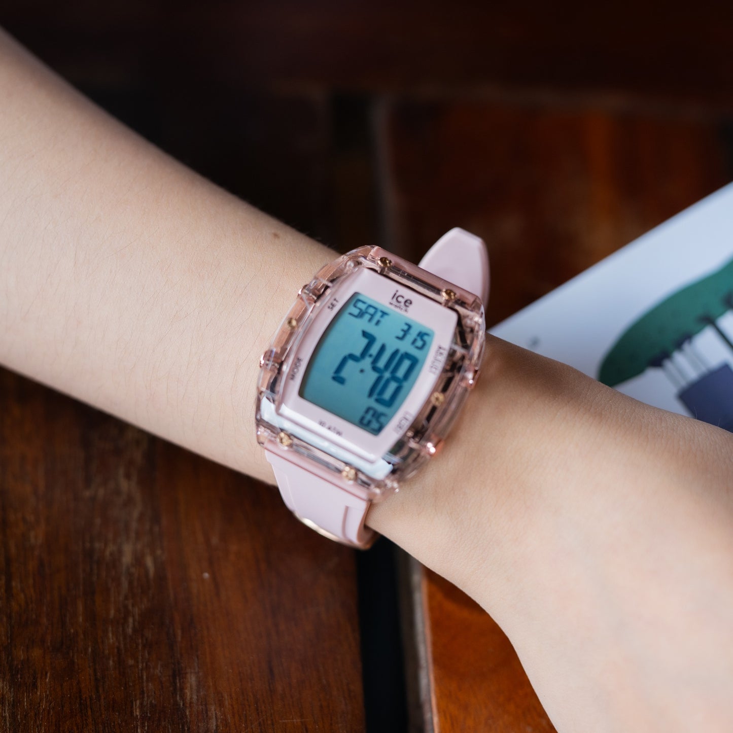 ICE DIGIT BOLIDAY - Nude Clear Rose-Gold