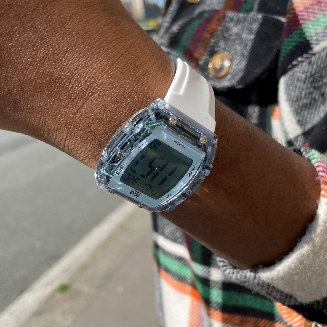 Ice Digit Boliday - White - Clear Blue - Small