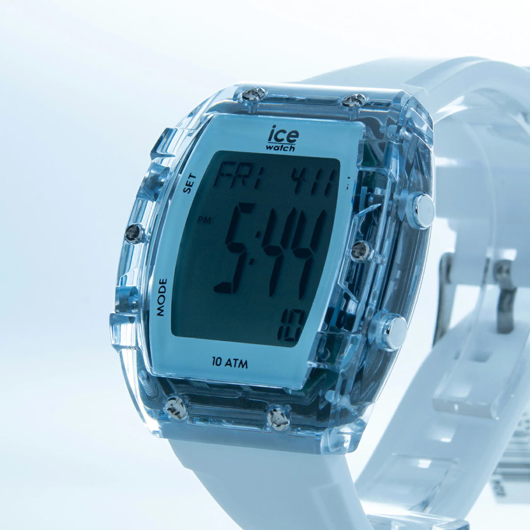 Ice Digit Boliday - White - Clear Blue - Small