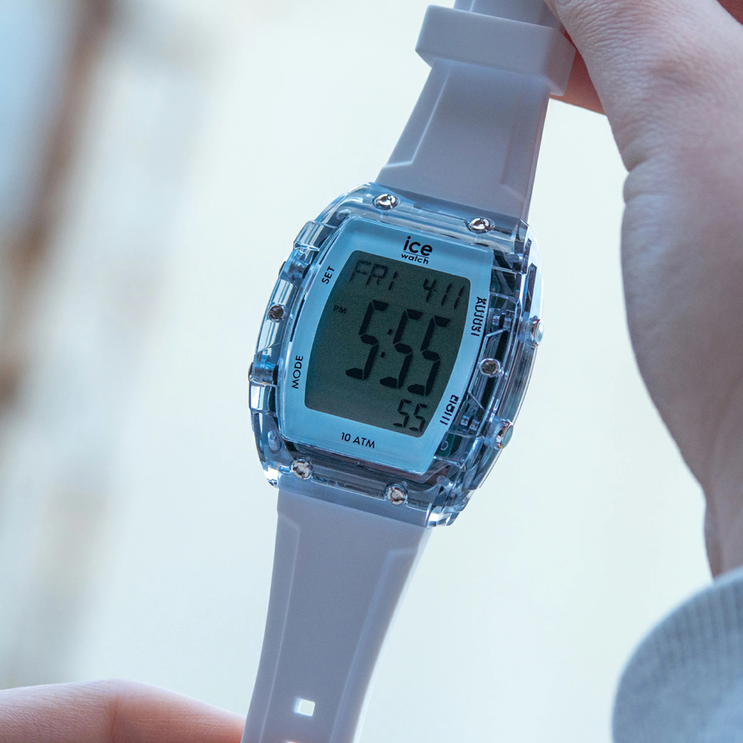 Ice Digit Boliday - White - Clear Blue - Small