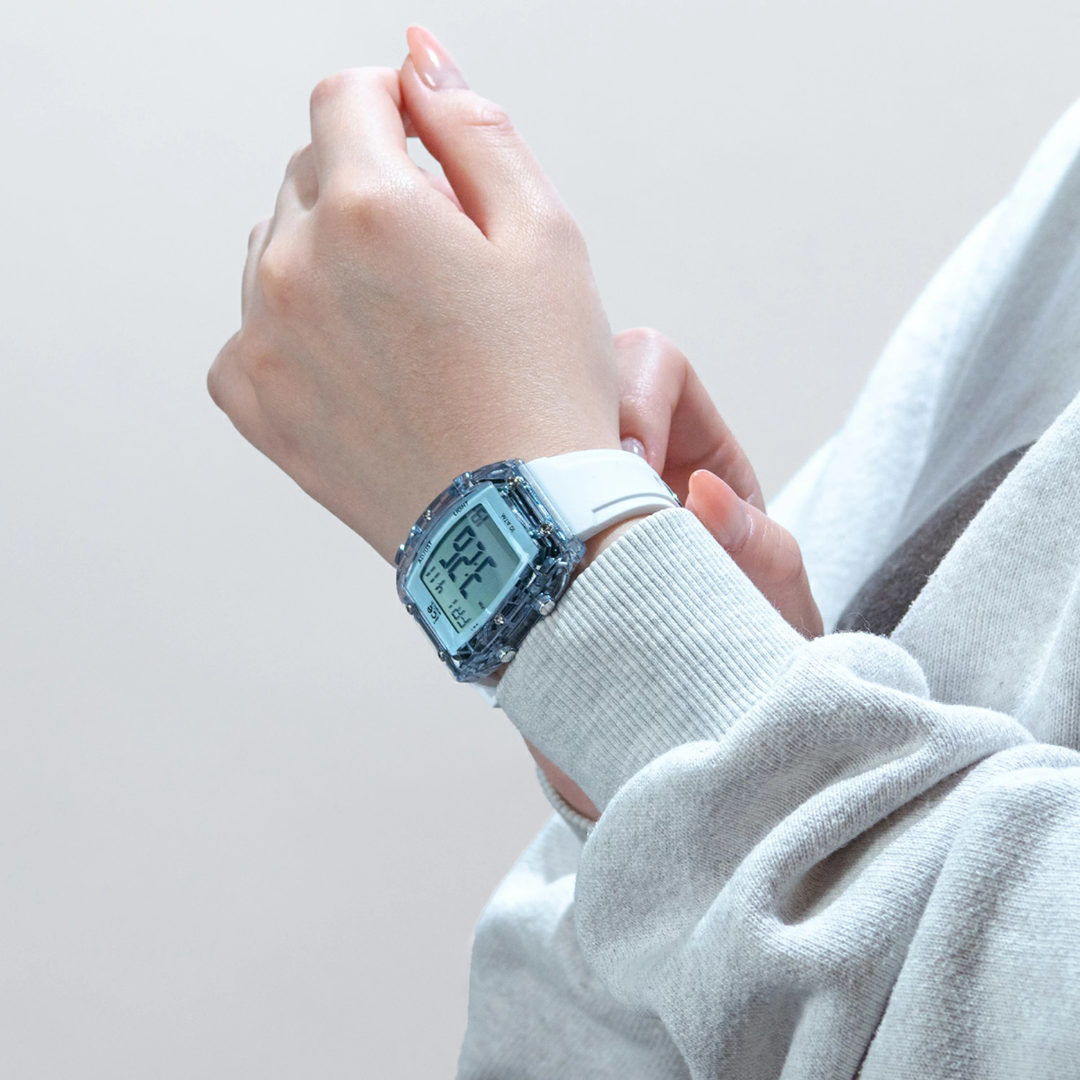 Ice Digit Boliday - White - Clear Blue - Small