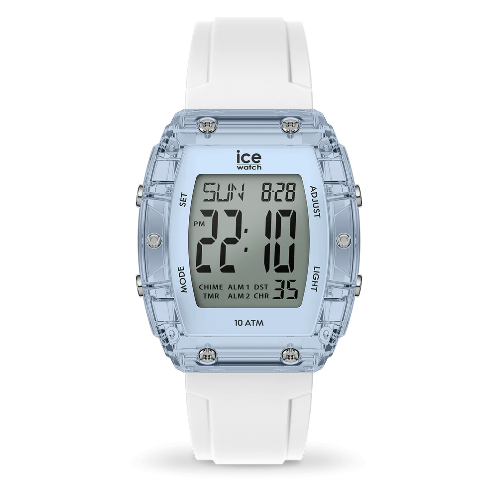 Ice Digit Boliday - White - Clear Blue - Small