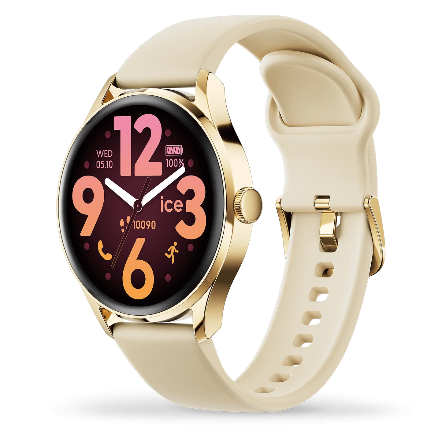Ice Smart 3.0 - Gold - Beige - Round - 1.2 - GPS