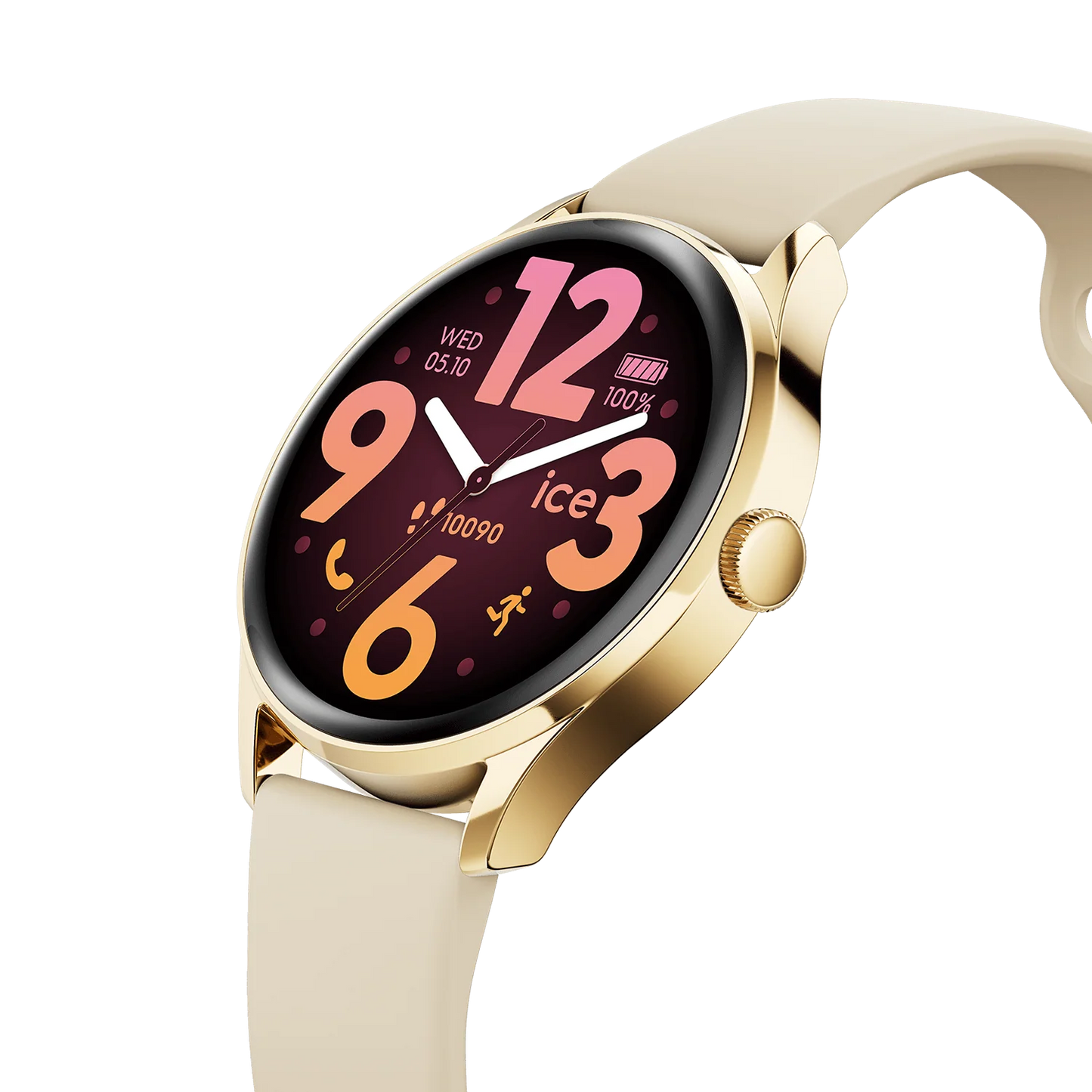 Ice Smart 3.0 - Gold - Beige - Round - 1.2 - GPS