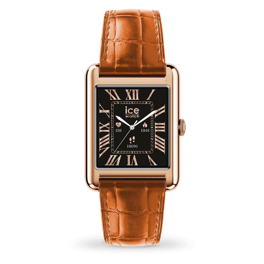 ICE smart TKS 2.0 rectangular 1.41 - Rose-Gold Cognac