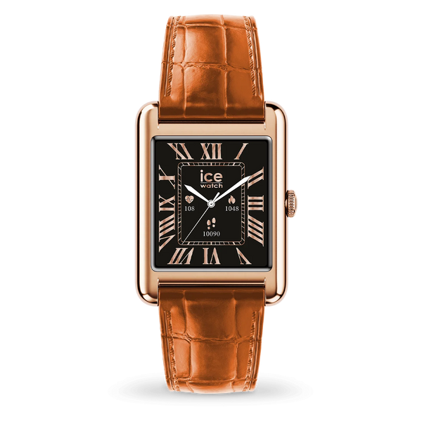 ICE smart TKS 2.0 rectangular 1.41 - Rose-Gold Cognac