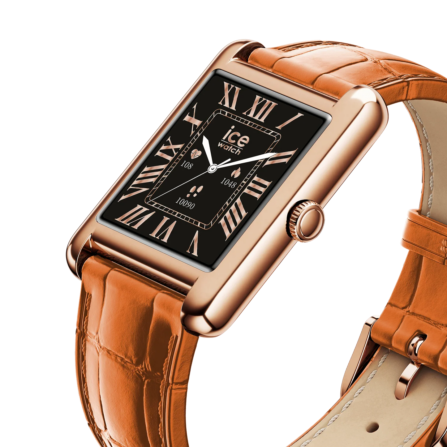 ICE smart TKS 2.0 rectangular 1.41 - Rose-Gold Cognac