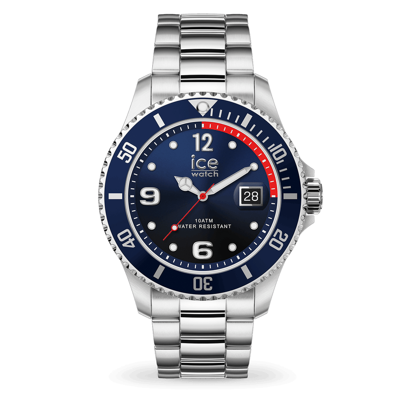 ICE STEEL Marine Silver 41mm