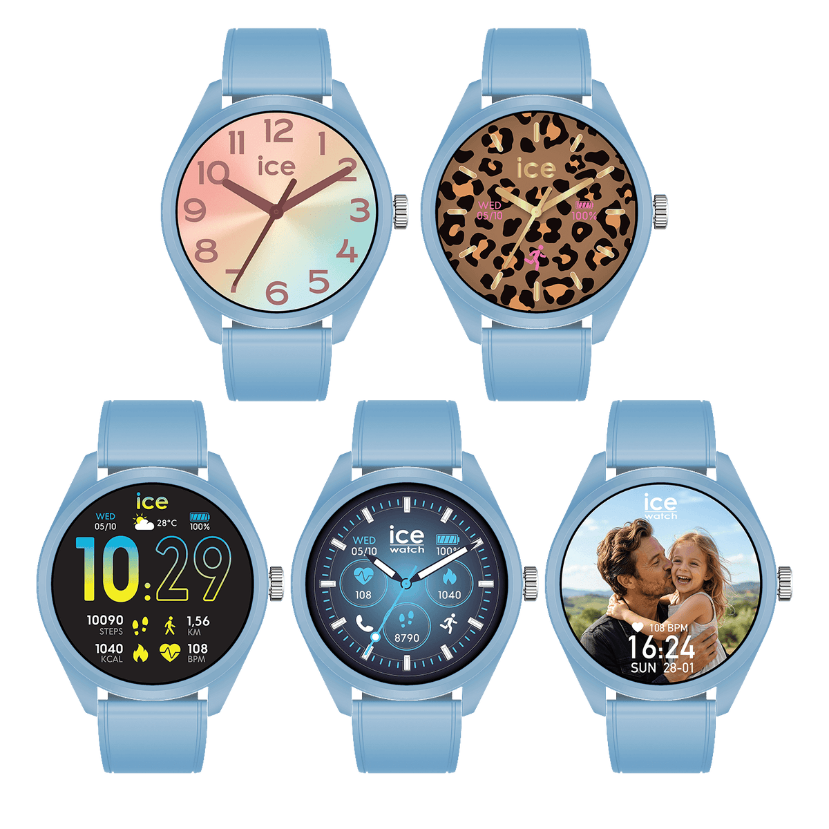 ICE SMART FOREVER Bubble Blue 42mm