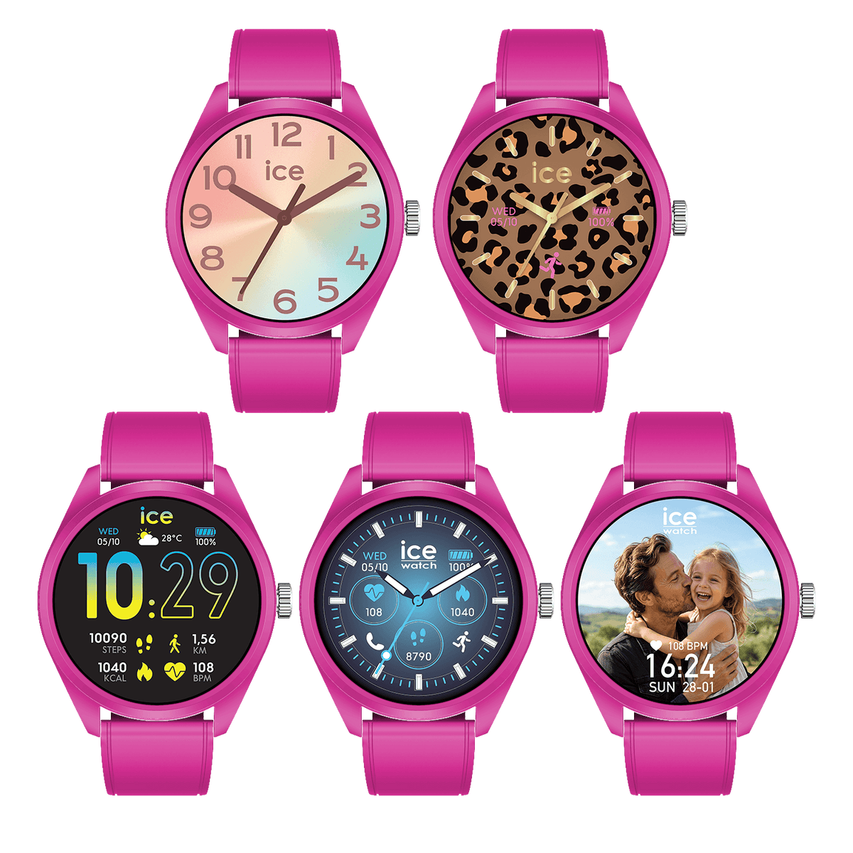 ICE SMART FOREVER Magenta Pink 42mm