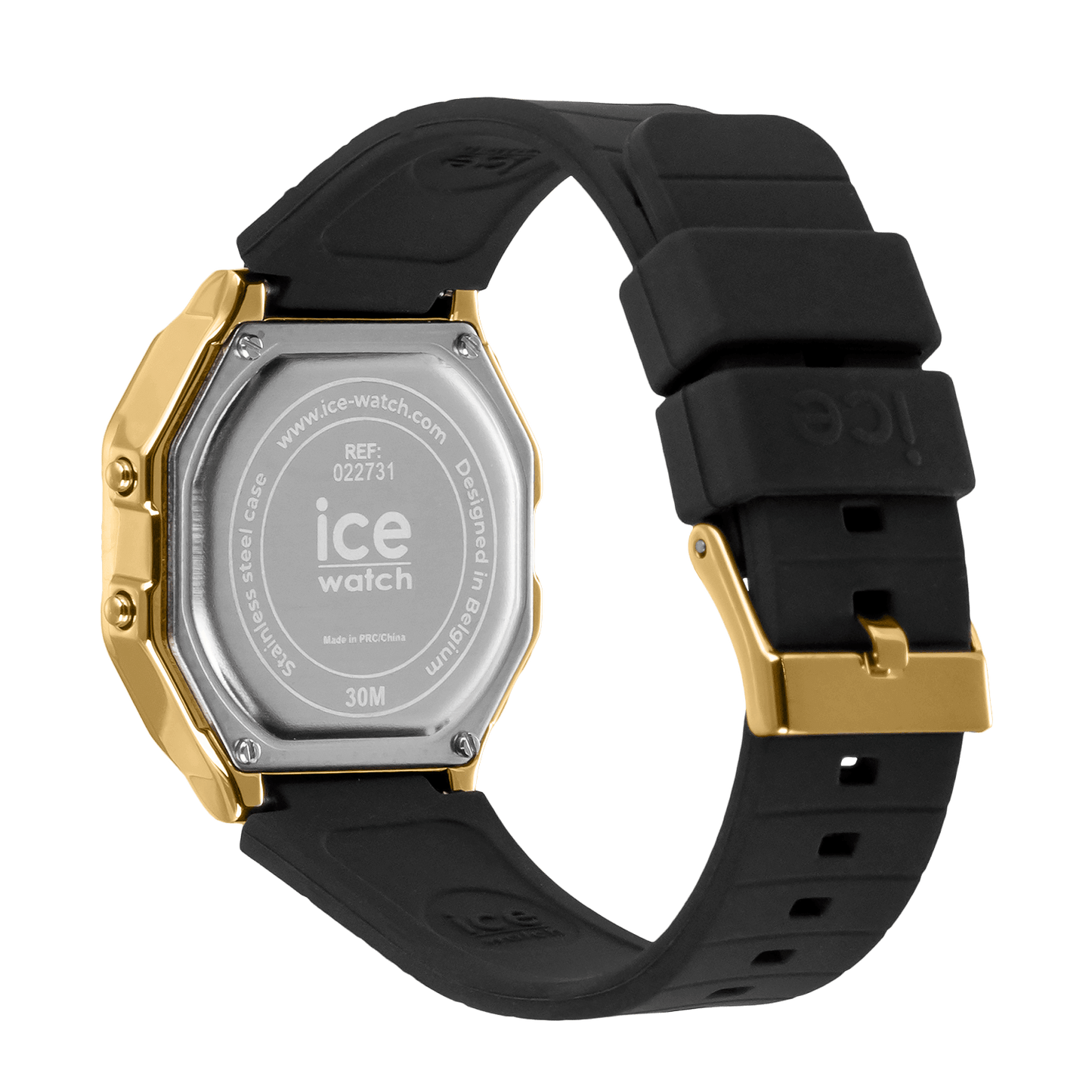 ICE DIGIT RETRO - Metal Gold Mirror Black