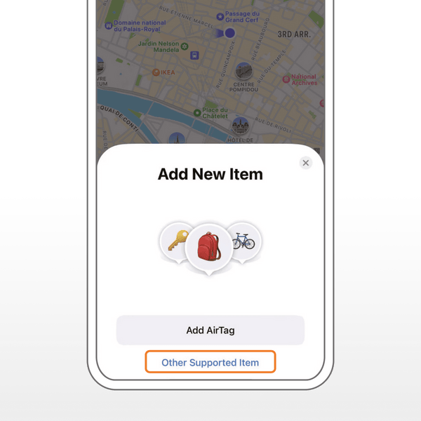 TAP OTHER SUPPORTED ITEM