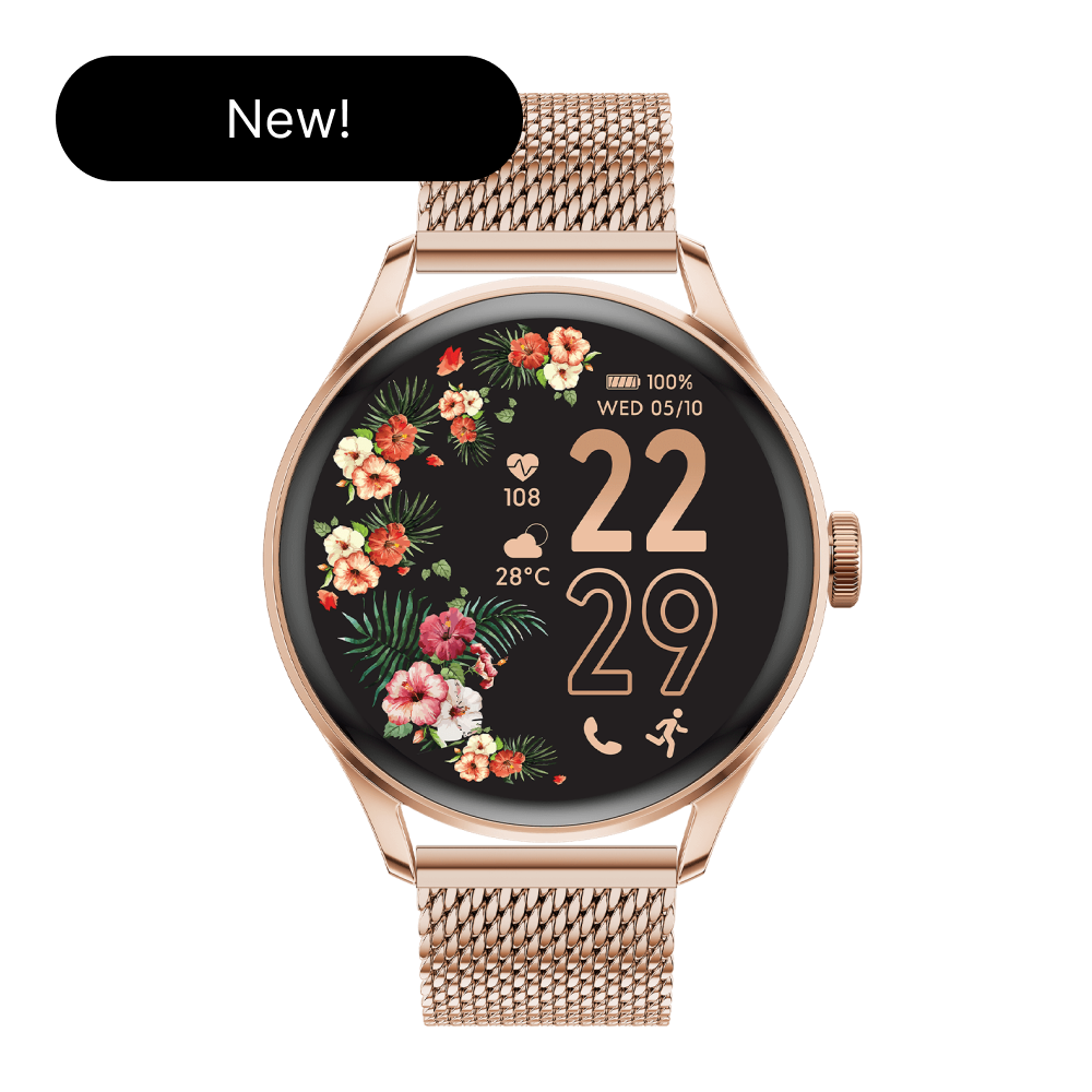 ICE SMART TWO - Rose Gold Milanese 1.2"