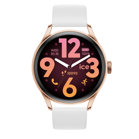 Ice Smart 3.0 - Rose Gold - White - Round - 1.2 - GPS