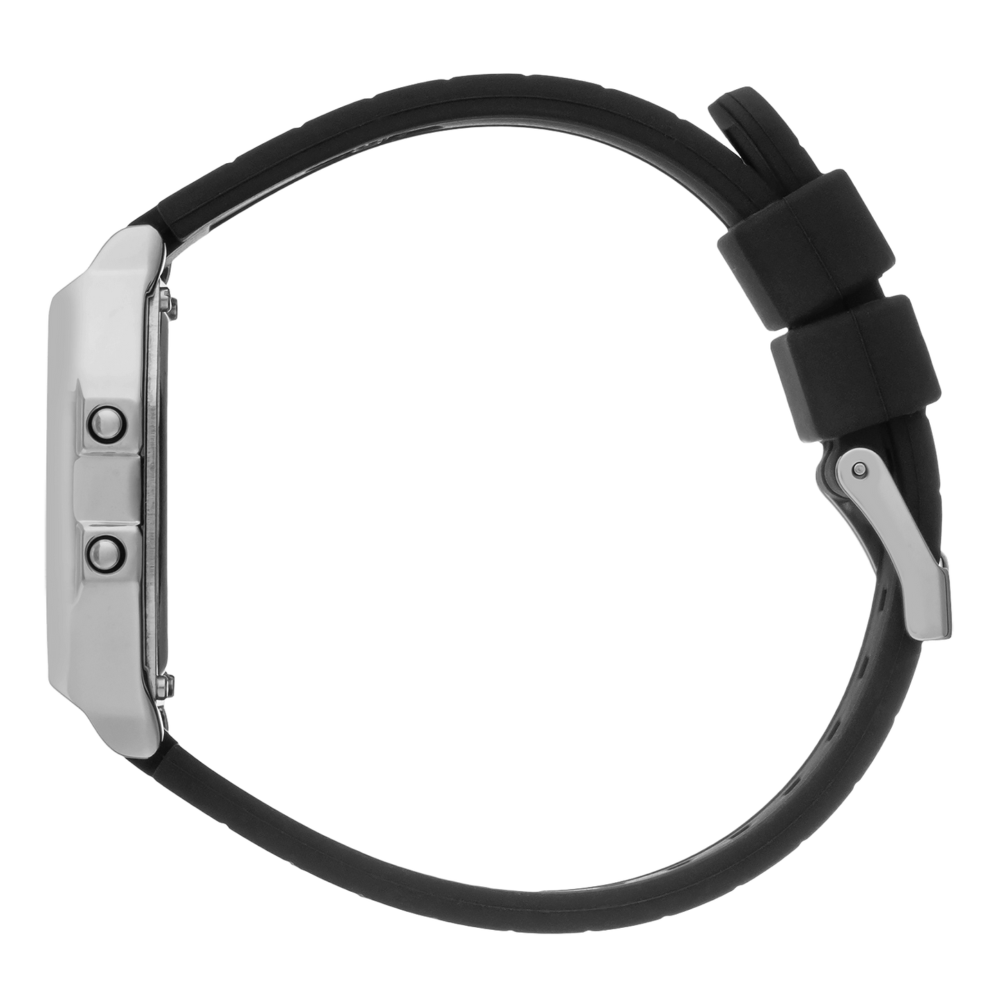 ICE DIGIT RETRO - Metal Silver Mirror Black